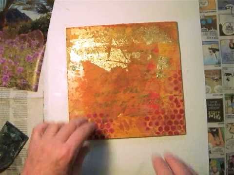 Gel Transfers - Mixed Media Tutorial