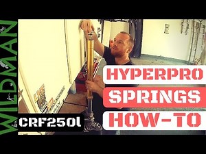 HOW-TO Install a HYPERPRO Front Spring in a CRF250L