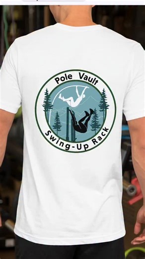 Pole Vault Shirts are In! at www.swinguprack.com/products/mountain-vaulter-t-shirt #polevault #polevaulter #swinguprack #trackandfield | Tim Werner