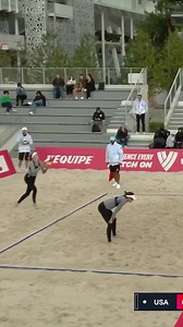 Kelly Cheng bringing the HEAT on two. 😳🔥 | Beach Volleyball World