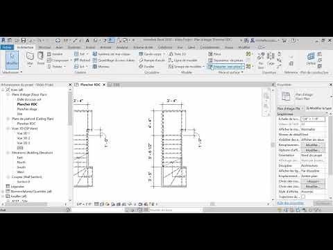25 Création d'un escalier par esquisse