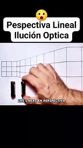 Perspectiva Lineal, ilusión óptica #perspectiva #perspective #perspectivalineal | Jhony Alexander Rincón Galeano