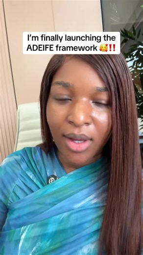 I’m finally launching the Adeife framework. Link is in my bio You’re creating content. Nobody’s paying you. You have skills. You don’t know what to sell. You’re posting every day. Your bank account says otherwise. If you wanna change this and build a profitable brand, you won’t miss the masterclass. This is tested and trusted Link is in my bio #Framework #explore #explorepage @Build with Adeife