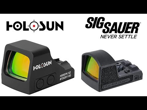 Holosun HS507K X2 VS Sig Sauer Romeo Zero