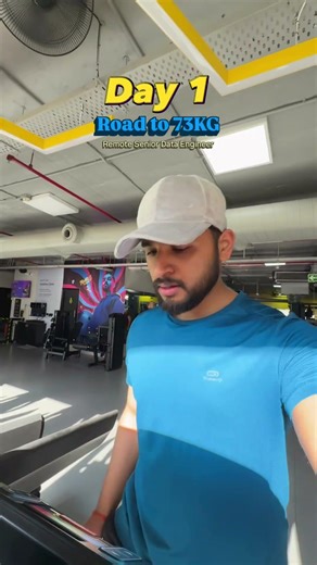Day 1 of Road to 73KG Remote Data Engineer Living in Bengaluru!