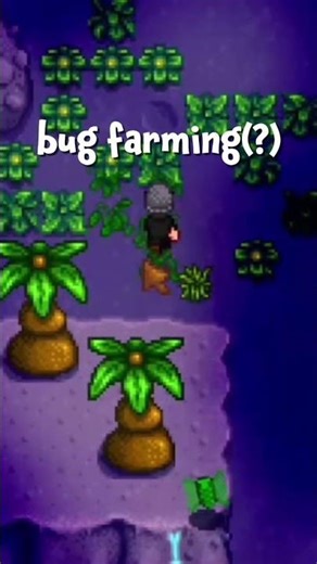 Harvesting bugs for bait | Stardew with V #gaming