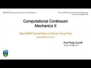 [Tutorial 1] My first OpenFOAM tutorial: lid-driven cavity flow using OpenFOAM-v2412