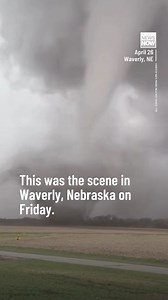 99K views · 723 reactions | WATCH: A fast-moving tornado was seen making landfall in Waverly, Nebraska on Friday. Cars could be seen driving into the twister's path. | Hawaii News Now | Facebook