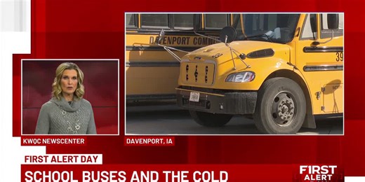 Extreme cold and school buses, how it works