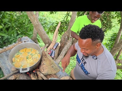 Cooking in the tallest tree we could find || Only Colaz Smith tv || Jamaican mega youtuber