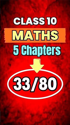 5 Easy And Most Scoring Chapters Of Class 10th Maths 🤯 | Class 10th Maths Easy Chapters 2025 #maths​