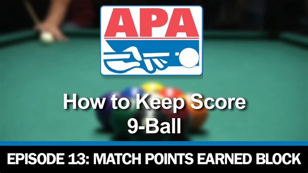 1.2K views · 15 reactions | In this segment of our 9-Ball scorekeeping series, we discuss the match points earned block. | American Poolplayers Association - APA | Facebook