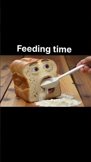 Feeding Time |Fun AI Food Animation #ai #aiart