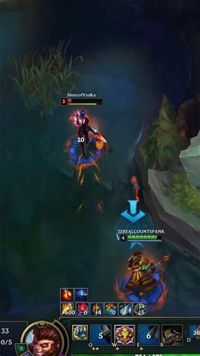 🐵 Wukong Jungle Outplay | Catching Zed at Scuttle in Ranked League of Legends