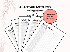 Alastair Method Template, Weekly Planner, to Do List Task Planner Printable, Bullet Journal Tracker A4, A5, US Letter Size - Etsy