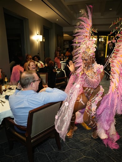 The Commerce Club Atlanta on Instagram: "Sip & See with Pyra Mas was nothing short of a vibe. 🍾✨ Commerce Club members received an exclusive, first look at the 2026 Atlanta Caribbean Carnival costumes by Pyra Mas Band. Premier access. Elevated energy. The night was vibrant and unforgettable. This is what exclusive experiences look like at The Commerce Club. 📸: @thereallarrydubb @larrywitdalenz"