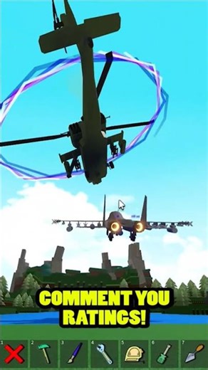 Roblox Build a Boat for Treasure SU-34 Jet & Apache Helicopter from Futurething22 #babft #roblox