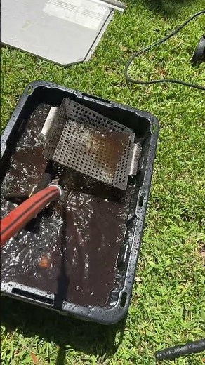 Deep Cleaning Dirty BBQ Burners: The Ultimate Degreasing Flush! 🧼🔥 #Shorts