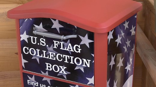 Interior veterans promote proper flag retirement with community drop boxes
