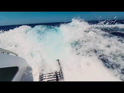 SCARED FOR MY LIFE! Sailing at 22 knots boat speed down HUGE waves (Sailing La Vagabonde) Ep. 105