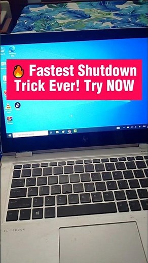 🔥 Shutdown Your Laptop in 2 Seconds! (No Mouse Needed)