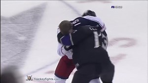 #CBJ Derek DORSETT 🆚 Kyle CLIFFORD #LAK • 2011 JAN 08 hockeyfights.com/fights/100836 • #BlueJackets #GoKingsGo #HFrandomizer | hockeyfights.com