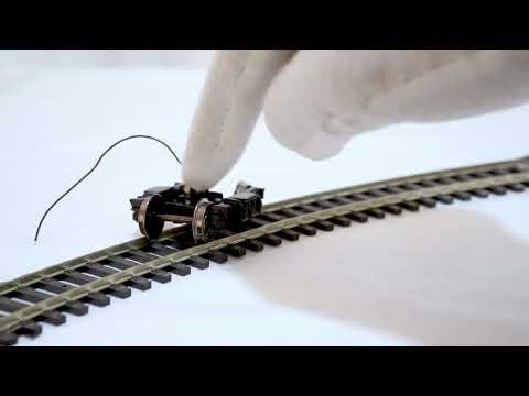 1:87 HO Scale Railway Train Bogie Assembly DIY Chassis Integrated