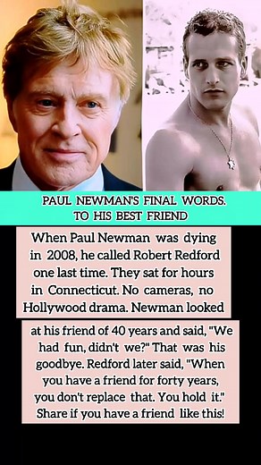 Paul Newman’s Final Goodbye to Robert Redford | ＩｎｎｅｒＰｅａｃｅ