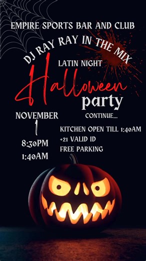 2K views |  Halloween party round TWO DJ RAY RAY IN THE MIX  | Empire Sports Bar | Facebook