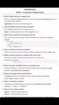 python 1st sem question paper 2025scheme