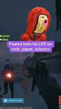 Peanuts rock, paper, scissors duel