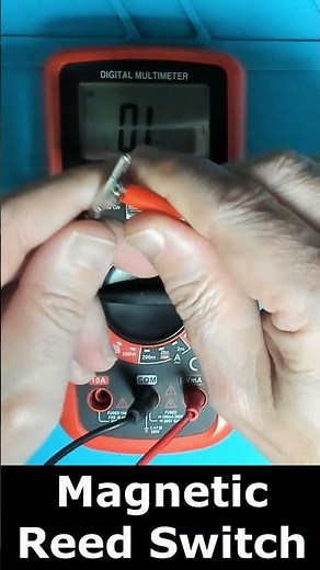 Reed Switch Test using a Multimeter #howto #tools #multimeter #tipsandtricks
