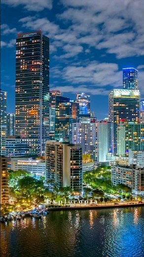 Downtown Miami by drone #shorts #florida