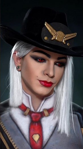 ASHE from Overwatch Makeup Tutorial Transformation / Cosplay