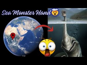 Giant Sea Monster Hand ✋🏻🤯 found on Google Earth 🌎