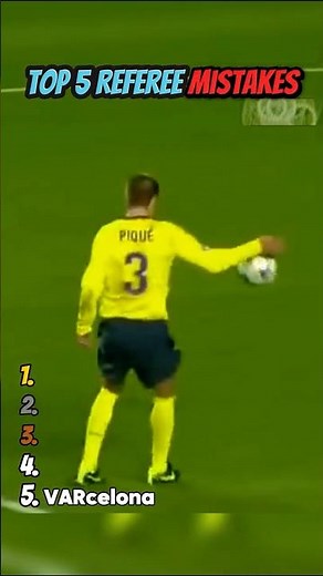 Top 5 Referee Mistakes That Changed Football Forever ⚽️🤯