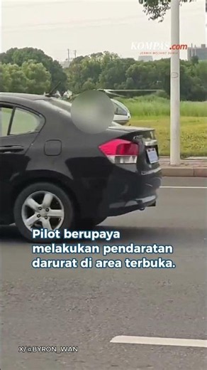 Detik-detik Helikopter Hilang Kendali hingga Berputar di Daratan