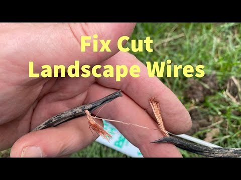 How to Fix Cut Landscape Lighting Wires ‪@Nice2Know‬