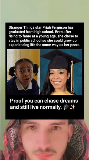 Stranger Things Star Priah Ferguson Graduates High School — Chose a Normal Life