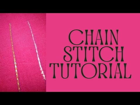 Simple Chain Stitch Tutorial🌸|AARI WORK BASIC STITCH