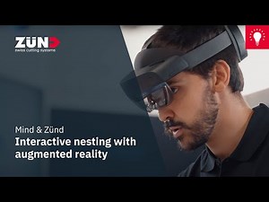 Interactive nesting with augmented reality 👓 with Mind and Zünd