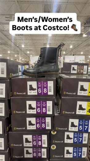 Men’s/Women’s Boots at Costco! 🥾These are waterproof and lightweight for $69.99 #boots #combatboots #unisexboots #costcofindsca #costcofinds | costcofindsca