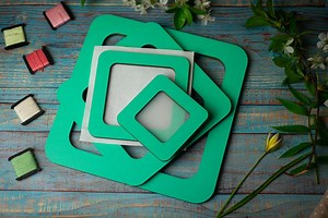 Square Magnetic Embroidery Frame, Wooden Cross Stitch Hoops for Plastic Canvas Kit, Perforated Paper - Etsy