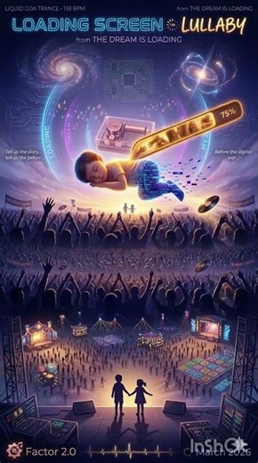 TRACK 1:🎧 LOADING SCREEN LULLABY - LIQUID GOA TRANCE FESTIVAL ANTHEM 🎧THE DREAM IS LOADING