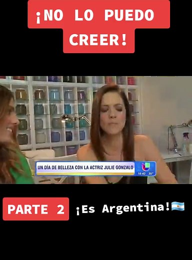 Julie Gonzalo hablando español: entrevista en Argentina