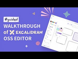 🔎 Exploring Excalidraw – Editor Walkthrough 👀 | GUIDED #1