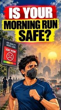 Should You Run In Bad AQI? How Air Pollution Affects Exercise & Your Lungs | #shorts
