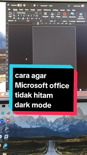 Cara Atasi Tampilan Hitam Microsoft Office dengan Mudah