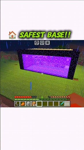 ⚔️Safest Survival Base in Minecraft! 🌍✨#mincraft#safest#base