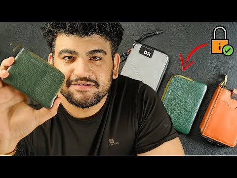 3 secured EDC Zipper Wallets for Men in 2025